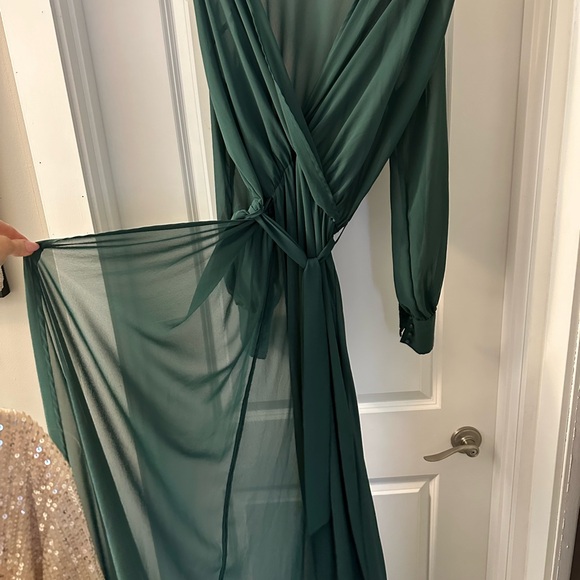 Green sheer maxi - Picture 4 of 4
